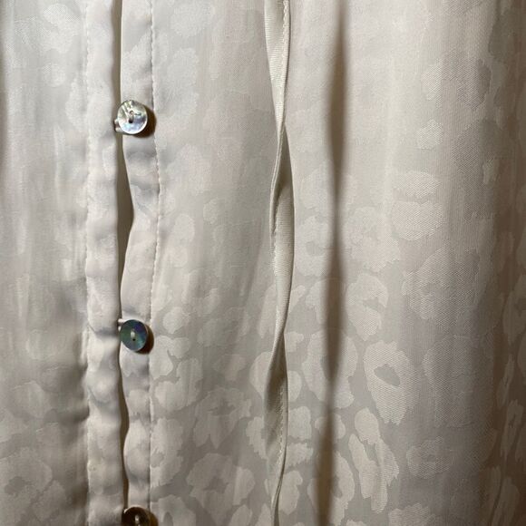 SHOW ME YOUR MUMU Alicia Tunic Wild Cheetah White Women’s Size Small - Picture 7 of 9